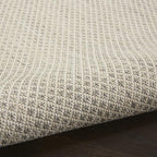 Nourison Home Courtyard Ivory Silver 6' x Square Area Rug - Image 9