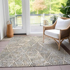 Addison Rugs Chantille ACN591 Beige 5' x 7'6" Indoor Outdoor Area Rug, Easy - Image 6