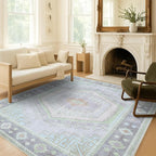 Fame Living Washable Area Rug. Modern Farmhouse. Vintage. Turkish. Bohemian. - Image 8