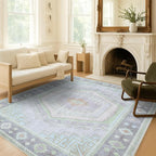Fame Living Washable Area Rug. Modern Farmhouse. Vintage. Turkish. Bohemian. - Image 2