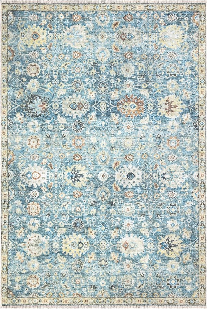 Bloom Rugs Caria Washable Non-Slip 4x6 Rug - Image 3