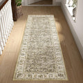 jinchan Fiora Runner Rug 2x5 Washable Hallway Runner- Vintage Floral Non Slip by JINCHAN