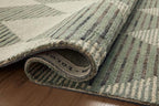 Loloi Chris Loves Julia Francis Collection FRA-01 Spa/Granite 5'-0" x 7'-6" - Image 11