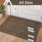 COSY HOMEER Door Mat 20”x32”, Absorbent Dirt Trapper Entryway Rugs, Non-Slip - Image 6