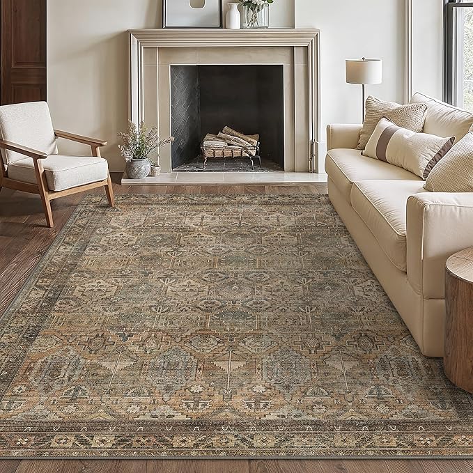 Bavni Washable Rug 6x9 Area Rug by BAVNI