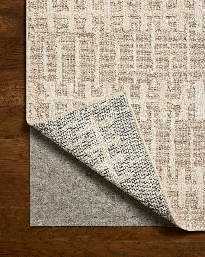 Loloi Amber Lewis Bexley Collection BEX-02 Taupe/Natural 6'-6" x 9'-3" Area Rug - Image 6
