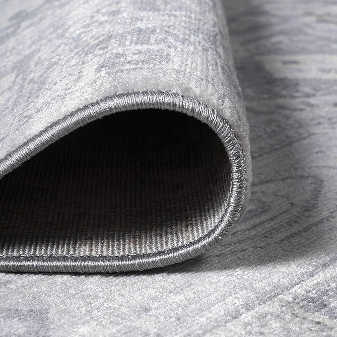 JONATHAN Y Modern Vintage Medallion Light Grey Indoor Area Rug, Easy-Cleaning - Image 5