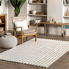 Nuloom SuperiorWash Collection Kai Off-White, Fluffy and Cozy, High Traffic by nuLOOM