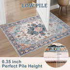 Tangsoo 3x8 Runner Rug for Hallway Long Washable Hallway Runner Rugs, Non Slip - Image 4