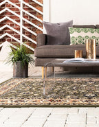 Rugs.com Yasmin Collection Rug – 5' x 8' Green Medium Rug Perfect - Image 7