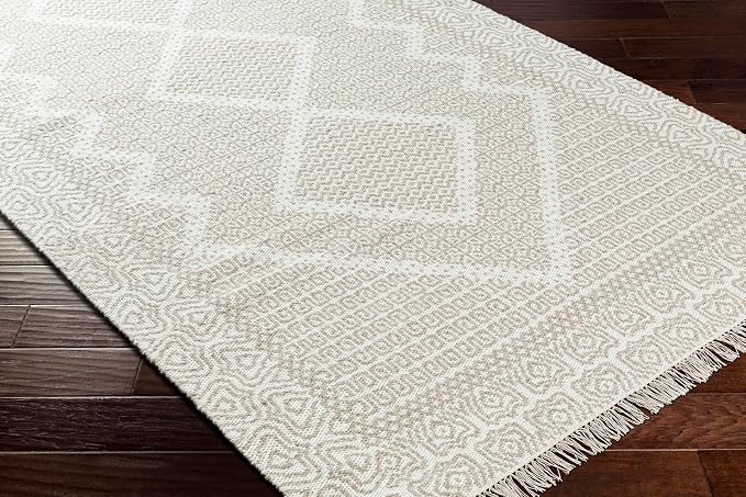 Mark&Day Wool Rugs, 5x7 Nishnabotny Cottage Medium Beige Area Rug, Bedroom or - Image 4