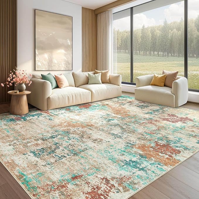 8x10 Christmas Area Rug Living Room Rugs - Image 7