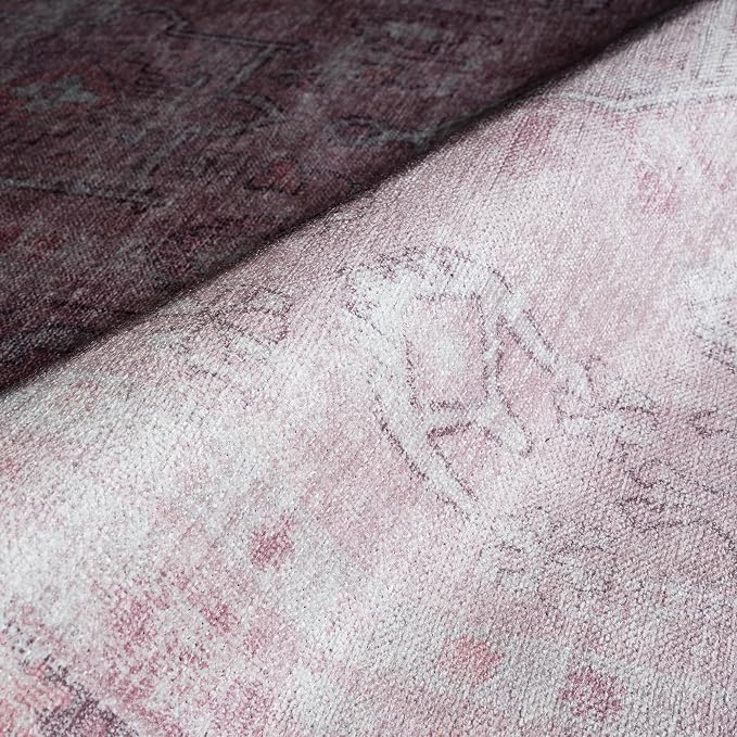 Fame Rugs Turkish Rug. Washable Vintage Oriental Antique Inspired Traditional - Image 7