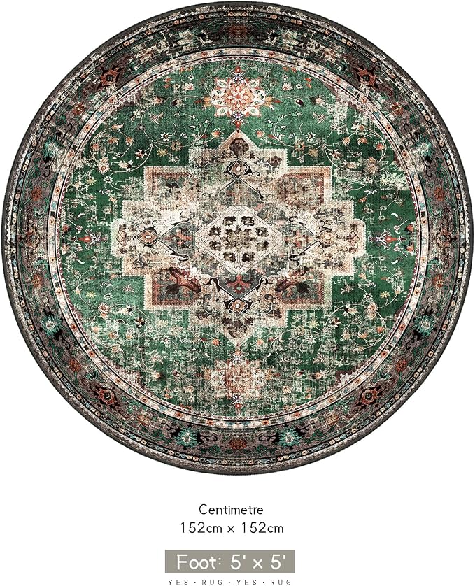 Round Rug 5ft for Bedroom - Image 2