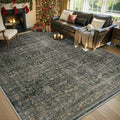 MontVoo-Vintage Area Rug 5X7 Green Rugs by MontVoo
