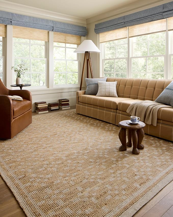 Loloi Chris Loves Julia Judy Collection JUD-07 Natural/Ivory 3'-6" x 5'-6" - Image 2