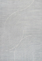 JONATHAN Y Hallie High-Low Curve Light Blue/Cream 8x10 Indoor/Outdoor Area Rug - Image 8