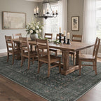 Bavni Washable Rugs 8x10-Machine Washable Rug Lightweight Low Pile, Vintage - Image 5