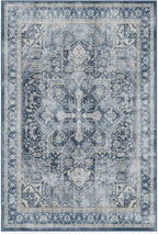 RUGGABLE Washable Area Rug – Kamran Admiral Blue 6x9, Stain-Resistant, Non-Slip - Image 3