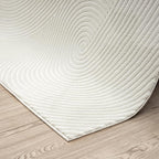 Abani Cream Area Rug 12' x 15' for Living Room, Dining Room - Image 2