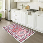 Fame Rugs Turkish Rug. Washable Vintage Oriental Antique Inspired Traditional by FameRugs