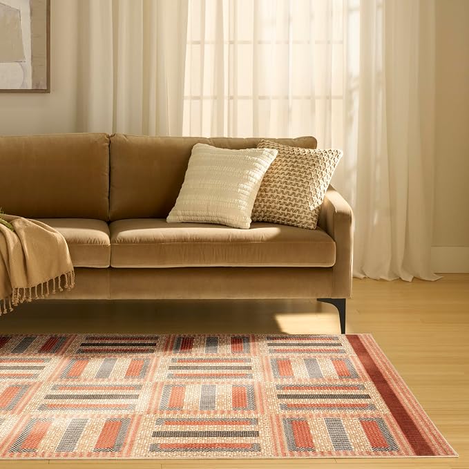 Nourison Home Nordic Multicolor 5' x 7' Area Rug by NourisonHome