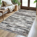 3x5 Modern Abstract Area Rug for Entryway, Low-Pile Door Mat Indoor for Living by SiiloomRug