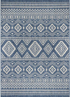 Beverly Rug Waikiki Boho Indoor Outdoor Rug 6x9, Washable Outside Carpet - Image 3