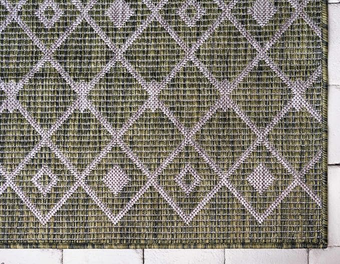 Unique Loom Outdoor Trellis Collection Area Rug - Image 8