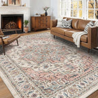 6x9 Area Rugs for Living Room Ultra-Soft Washable Rug Vintage Distressed Boho by NakedCloud