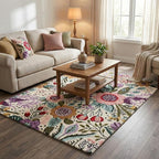 Hand-Tufted Floral Area Rug - Image 4