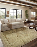 Loloi Magnolia Home by Joanna Gaines Sinclair Collection SIN-02 Khaki/Tobacco by Loloi