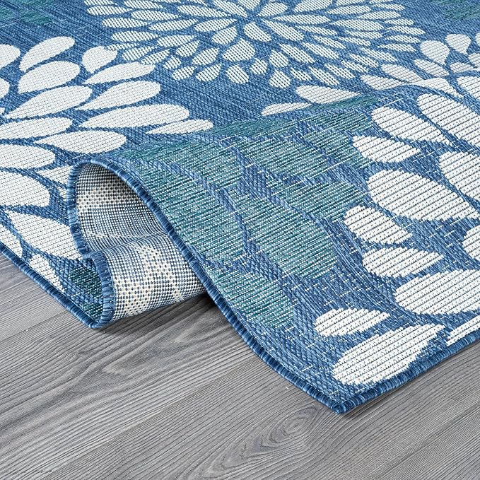 Beverly Rug Outdoor Rug 9x12 Modern Exotic Tropical Leaf Area Rugs - Image 4
