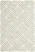 Dash & Albert Layers Grey Hand Hooked Wool Rug, 3 X 5 Feet by DashAlbert