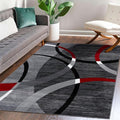Persian-Rugs Luxe Weavers Victoria Collection 3895 Gray 7 ft x 10 ft Modern by LuxeWeavers