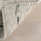 Rugs USA Santa Ynez Ivory/Grey, Wool & Cotton, Soft and Cozy, High Traffic - Image 3