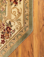 Rugs.com Chateau Collection Rug – 5' 3 Octagon Green Medium Rug Perfect - Image 7
