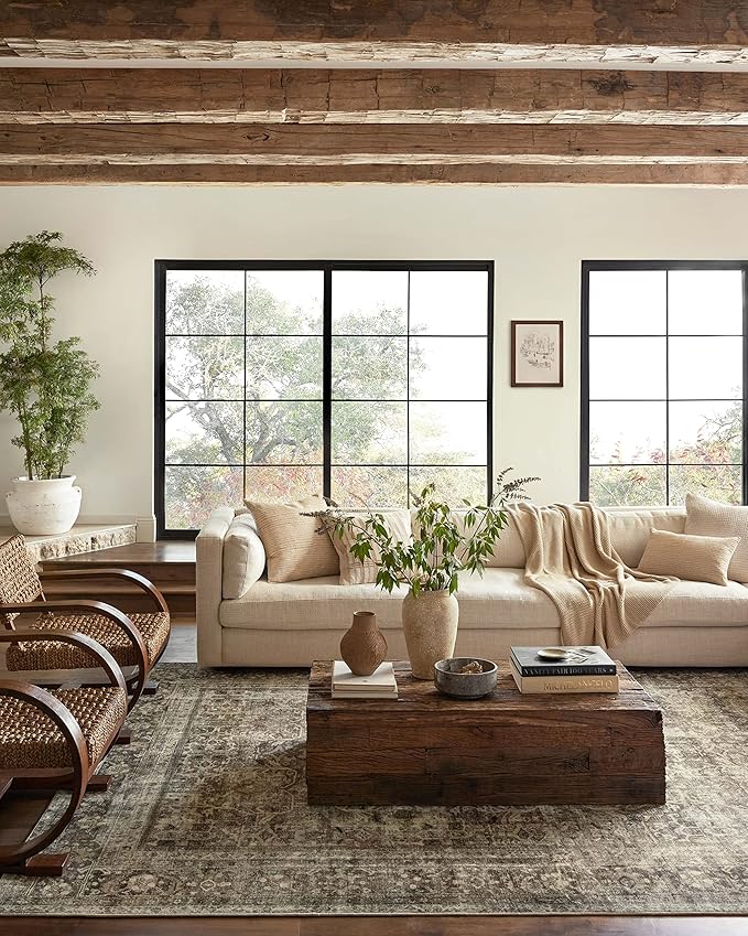 Loloi Magnolia Home by Joanna Gaines Sinclair Collection SIN-01 Pebble/Taupe - Image 3