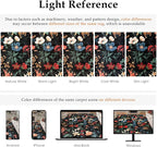 Floral Runner Rug 3x10 Washable Hallway Long Black Bedroom Carpet Non Slip - Image 2