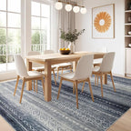 Nakagishi 10x14 Area Rugs Living Room: Washable Boho Large Neutral Modern Soft - Image 7