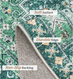 zesthome 8x10 Area Rugs for Living Room, Non-Slip Backing Washable Rugs - Image 4