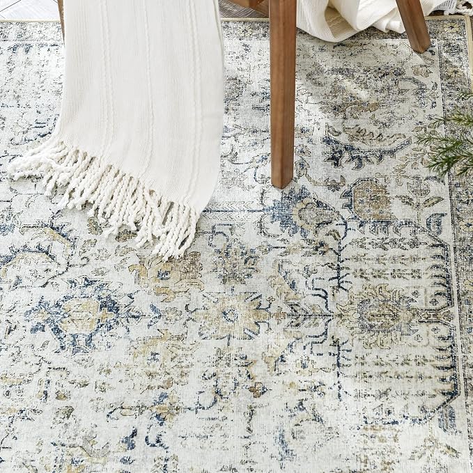 jinchan Kalen Runner Rug 2x8 Washable Hallway Rug Vintage Runner Indoor Floor - Image 8