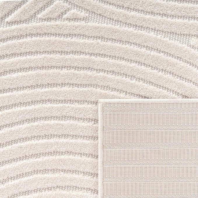 Paco Home Modern Area Rug with Raised Curved Line Pattern – Minimalist Design - Image 5