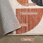 MUJOO 9x12 Area Rugs, Washable Rugs - Image 5