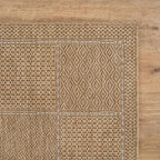 Beverly Rug Easy Jute Checkered Squared Rug 5x7 Washable Durable Indoor Outdoor - Image 6