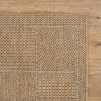 Beverly Rug Easy Jute Checkered Squared Rug 9x12 Washable Large Indoor Outdoor - Image 6