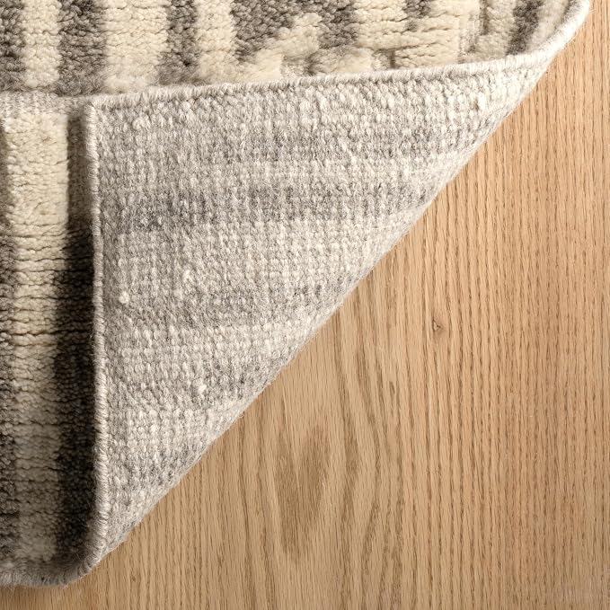 Dash & Albert Hicks Natural Hand Knotted Wool Rug, Runner-2.5 X 8 Feet - Image 5