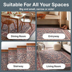 Well Woven Asha Rome Navy Blue Red 7'7" x 9'10" Area Rug - Image 5