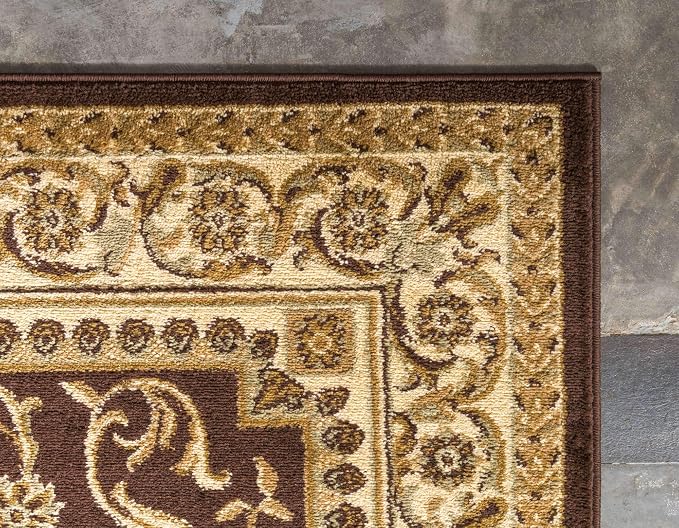 Unique Loom Versailles Collection Traditional Classic Medallion Floral Motif - Image 8
