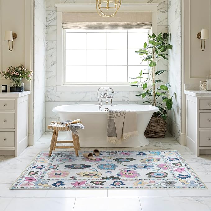 Fame Living Colorful Oushak Rug, Area Rugs - Image 9